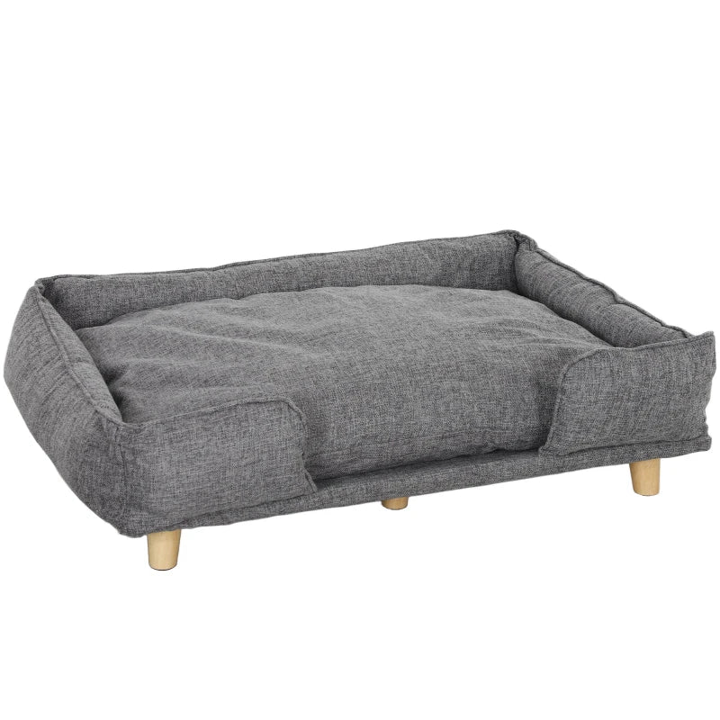 Nancy's Nurachi Hondenmand - Hondenbed - Hondenkussen - Hondensofa - Grijs - ± 95 x 65 x 25 cm