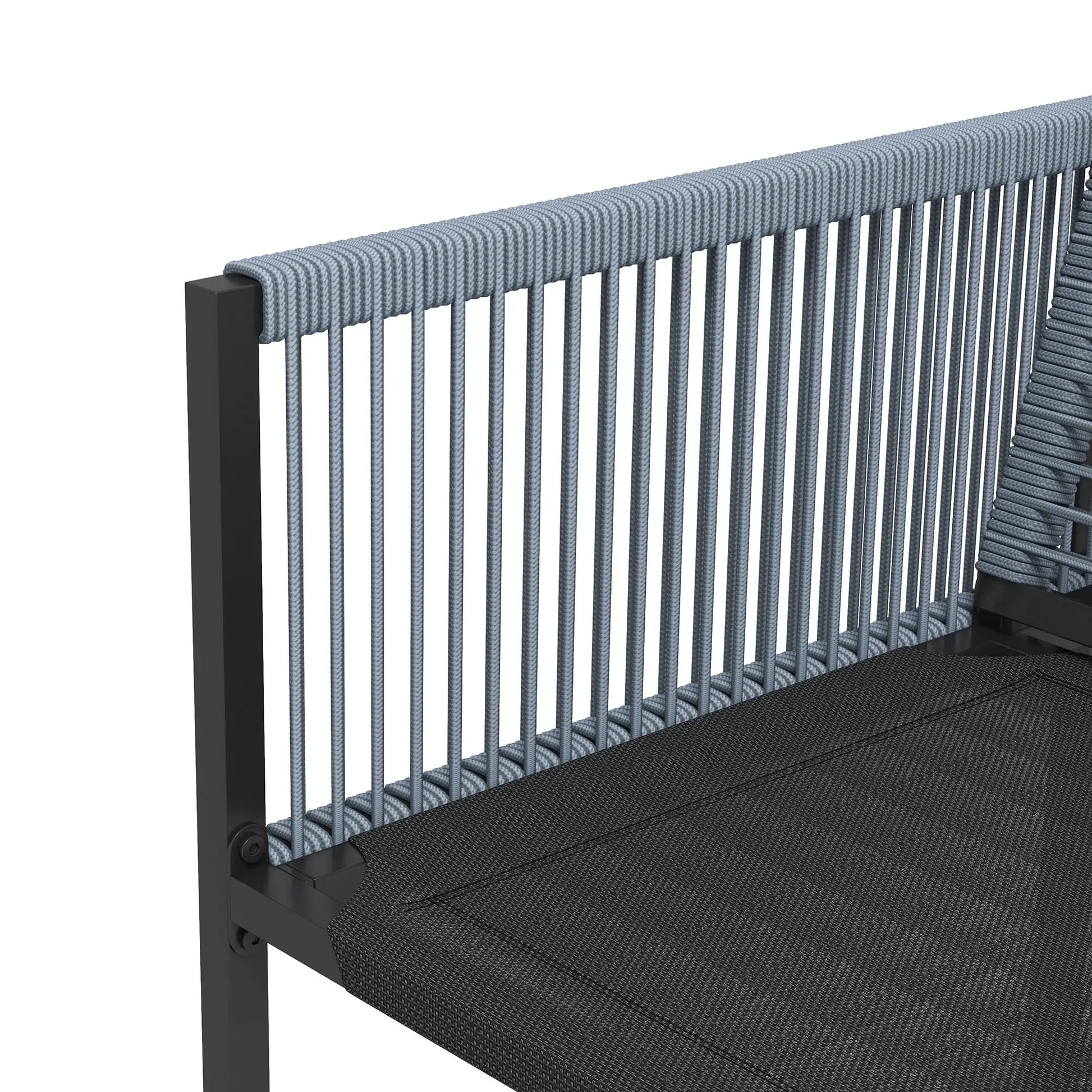 Nancy's Desejosa Tuinset - Diningset voor Buiten - Tuinstoelen - Tuintafel - Donkergrijs
