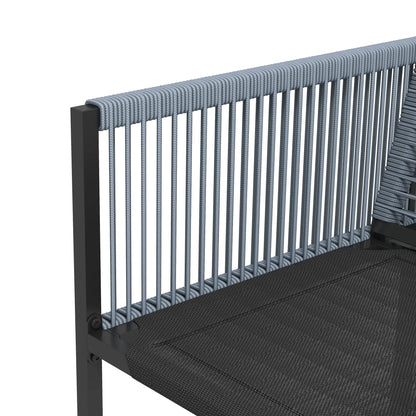 Nancy's Desejosa Tuinset - Diningset voor Buiten - Tuinstoelen - Tuintafel - Donkergrijs