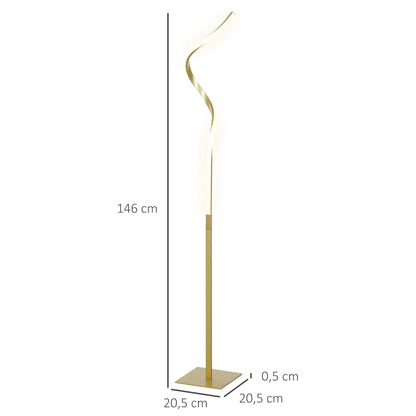 Nancy's Galveias Vloerlamp - Staande Lamp - Verlichting - Goud