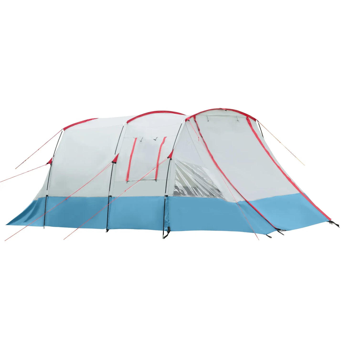 Nancy's Concesio Kampeertent - Camping Tent - Voor 6-8 personen - Blauw - 510 x 240 x 180 cm