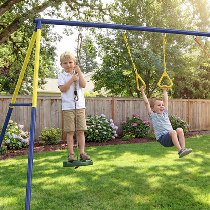 Nancy's Pontinvrea Speeltoestel - Kinderschommel - Schommelset - Multifunctioneel - ± 285 x 160 x 180 cm