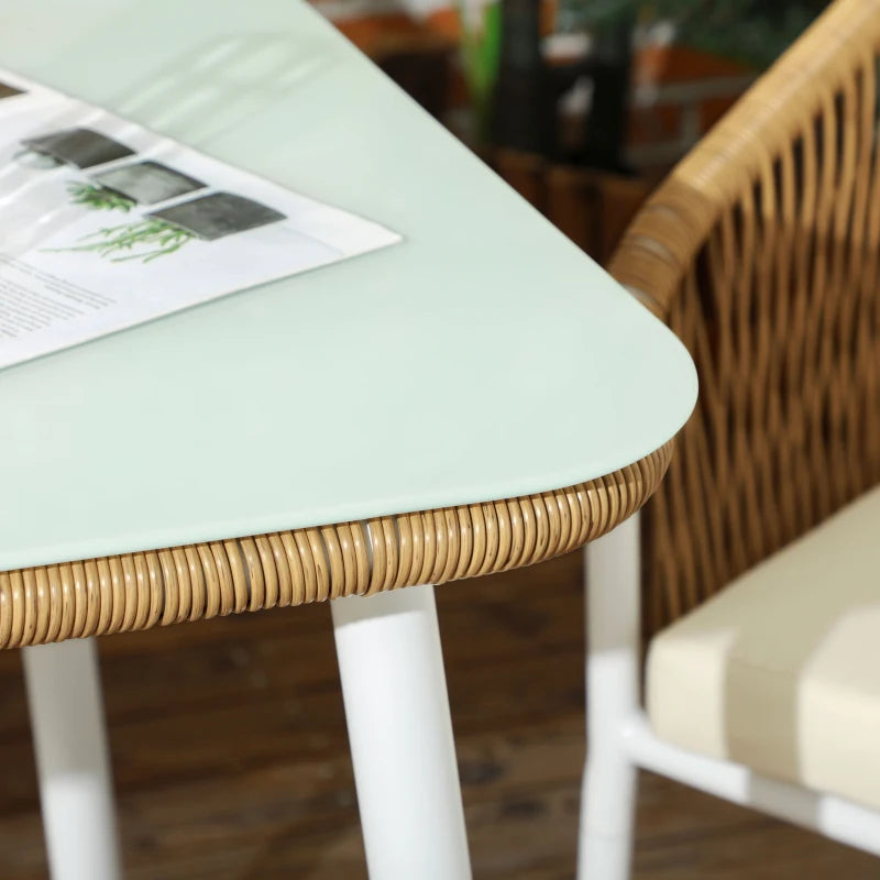 Nancy's Covas Tuinset - Zitgroep - Loungeset - 5-Delige Tuin Set - Wit / Beige
