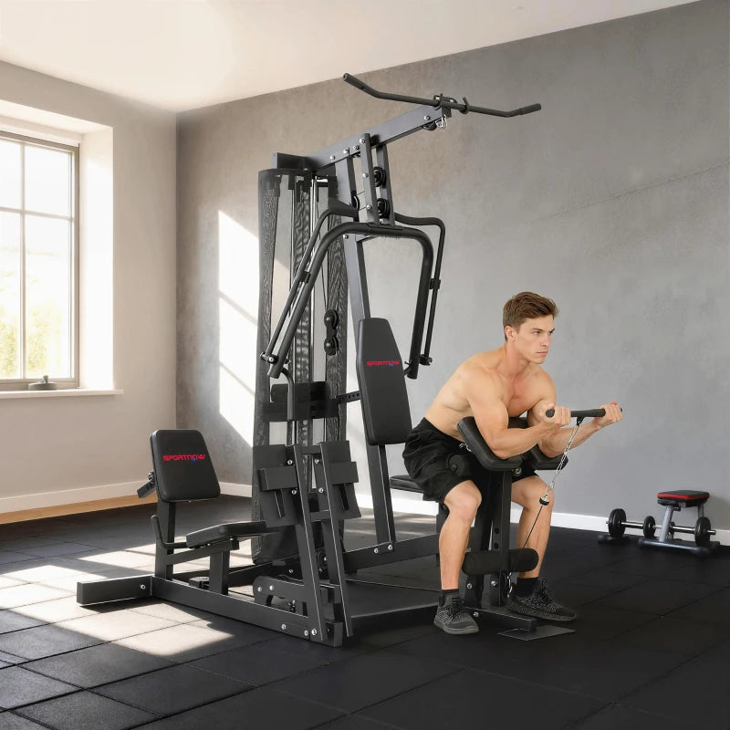 Nancy's Rabbi Krachtstation - Leg-press station - Fitness machine - Multifunctioneel Fitness Station -± 160 x 160 x 210 cm