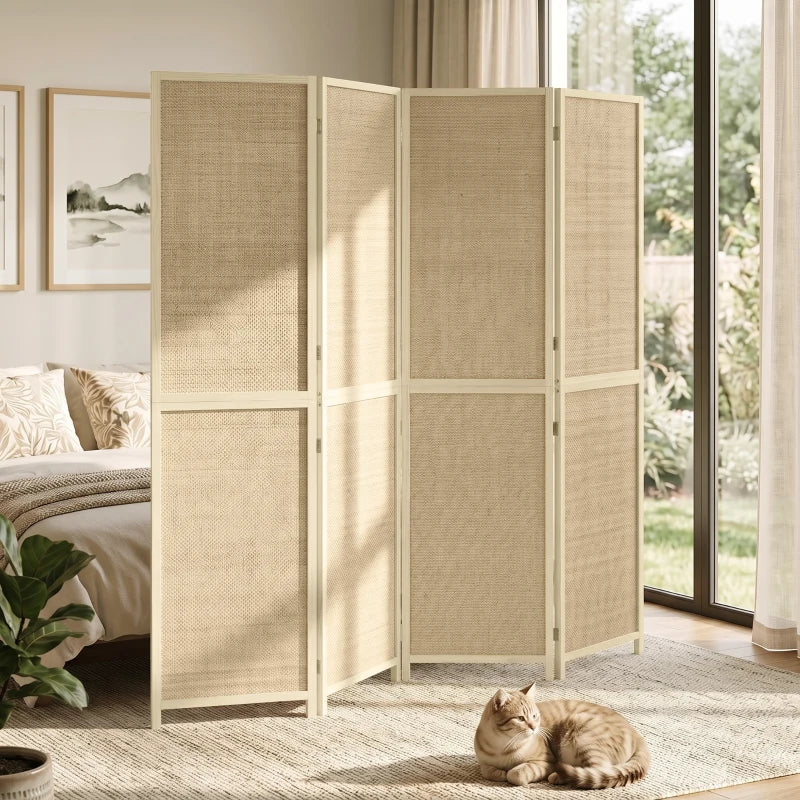 Nancy's Varena Kamerscherm - Privacyscherm - Ruimteverdeler - Boho Stijl - Bamboe