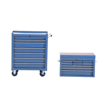 Nancy's Nanno Werkplaatswagen - Gereedschapskar - Gereedschapskist - Gereedschapswagen - Blauw - Staal - ± 60 x 35 x 115 cm