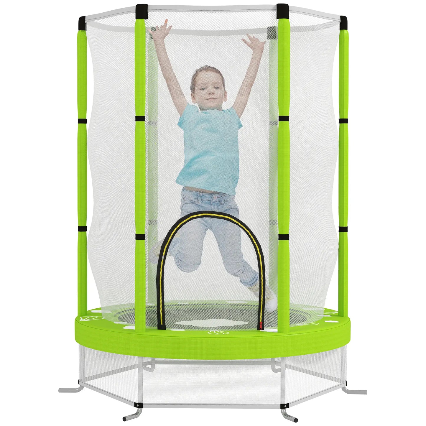 Nancy's Cannara Kinder Trampoline met Veiligheidsnet - Groen - Ø 140 cm