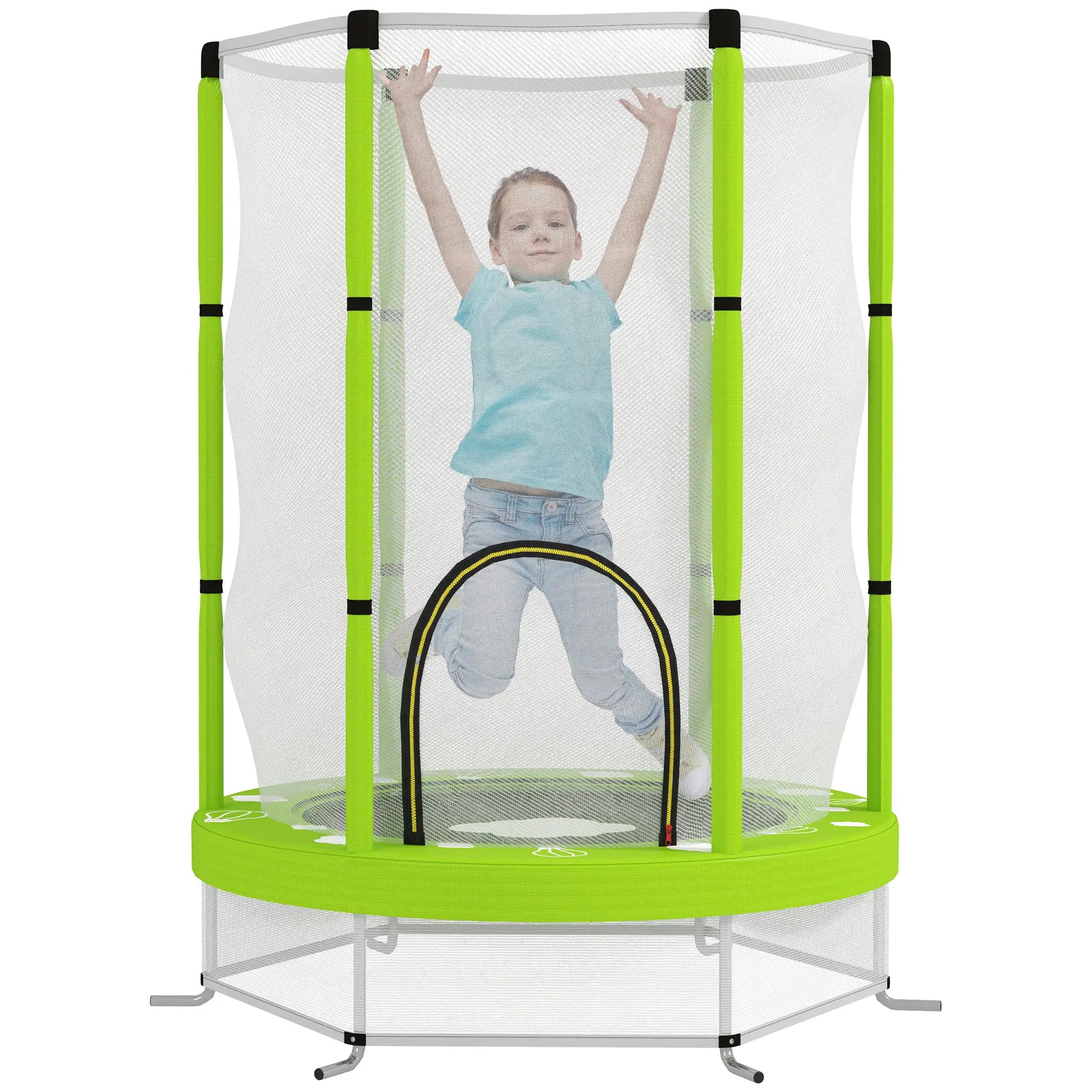 Nancy's Cannara Kinder Trampoline met Veiligheidsnet - Groen - Ø 140 cm