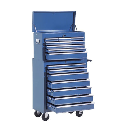 Nancy's Nanno Werkplaatswagen - Gereedschapskar - Gereedschapskist - Gereedschapswagen - Blauw - Staal - ± 60 x 35 x 115 cm