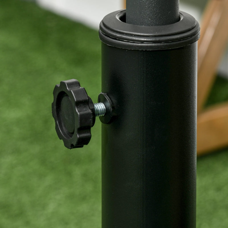 Nancy's Ivybridge Parasolvoet - Parasol standaard - Zwart - Geschikt voor parasolstokken van Ø38 mm tot Ø48 mm