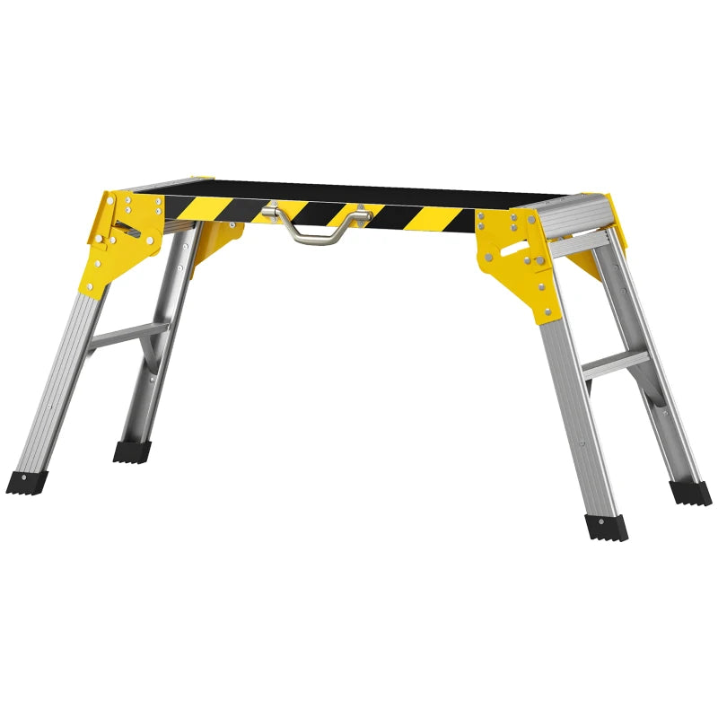 Nancy's Tirrenia Werkplatform - Werkbank - Opvouwbare werktafel - Antislip - Zwart - ± 110 x 32 x 50 cm