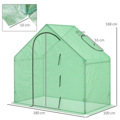 Nancy's Argivai Kweekkas - Inloopkas - Plantenkas - Tuinkas - Groen - ± 180 x 100 x 170 cm