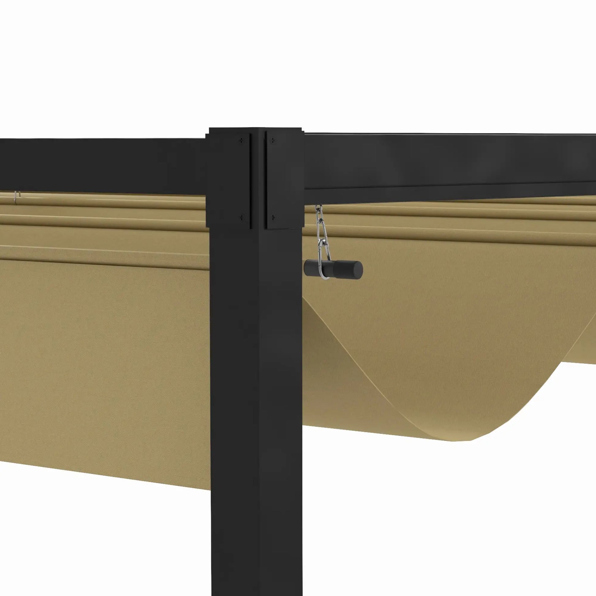 Nancy's Gondomil Pergola - Paviljoen - Terrasoverkapping - Kaki - ± 300 x 210 x 220 cm