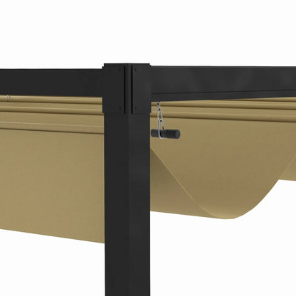 Nancy's Gondomil Pergola - Paviljoen - Terrasoverkapping - Kaki - ± 300 x 210 x 220 cm