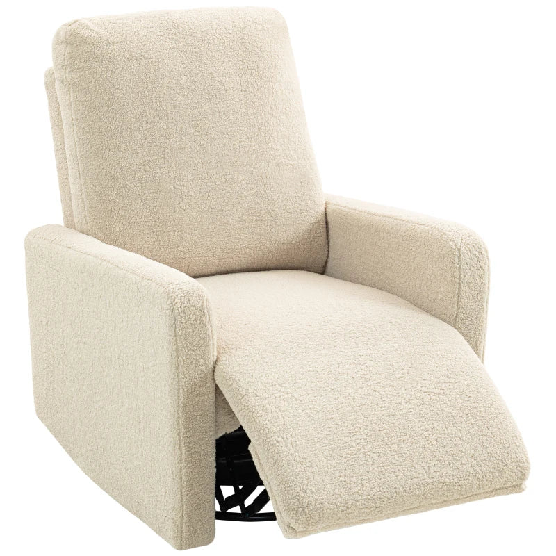 Nancy's Padus Relaxfauteuil - Loungestoel - Relaxstoel - Beige - Fleece