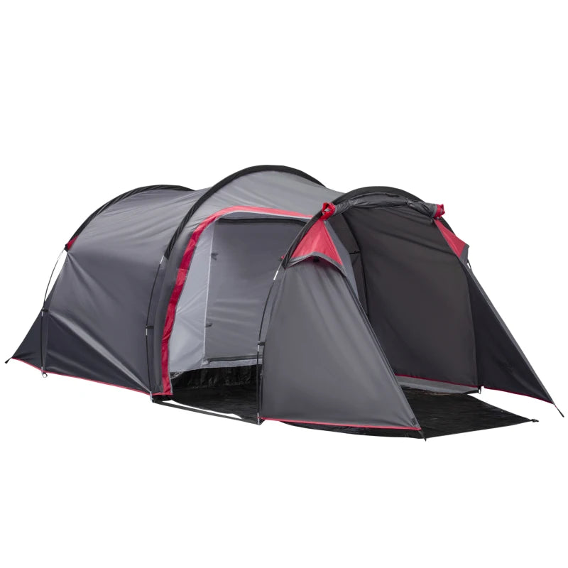 Nancy's Barro Kampeertent - Camping tent - 3 Persoons - Grijs - ± 430 x 210 x 150 cm