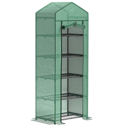 Nancy's Cacém Plantenkas - Kweekkas - Tuinkas - Plantenrek - Groen - ± 70 x 50 x 195 cm