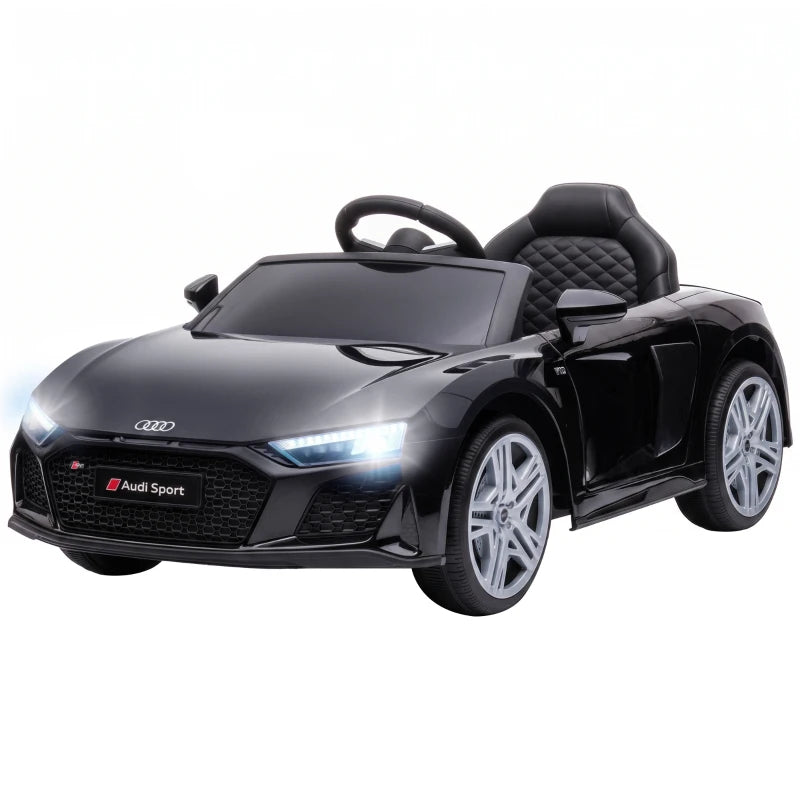 Nancy's Tonadico Elektrische Kinderauto - Audi R8 voor Kinderen - 3 Snelheidsstanden - Zwart