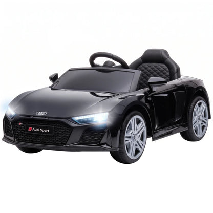 Nancy's Tonadico Elektrische Kinderauto - Audi R8 voor Kinderen - 3 Snelheidsstanden - Zwart