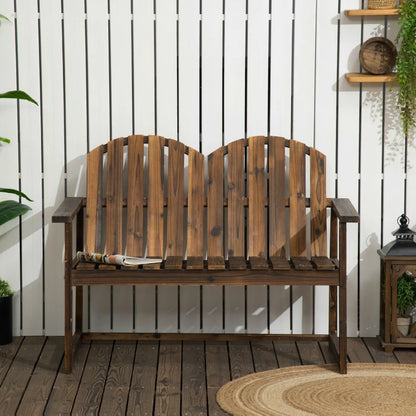 Nancy's Ribera Tuinbank - Parkbank - Balkonbank - Houten Tuinbankje - Dennenhout - ± 115 x 65 x 85 cm