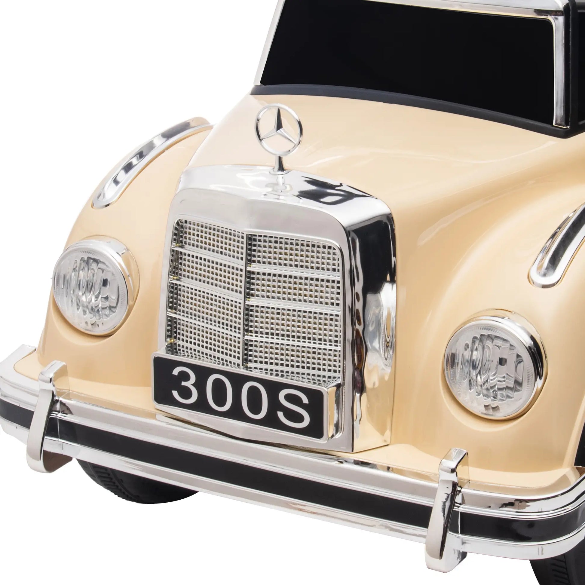 Nancy's Comano Loopauto - Mercedes voor Kinderen - Kinderauto - Beige