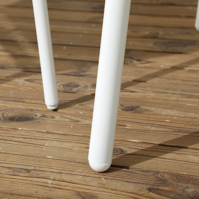 Nancy's Covas Tuinset - Zitgroep - Loungeset - 5-Delige Tuin Set - Wit / Beige
