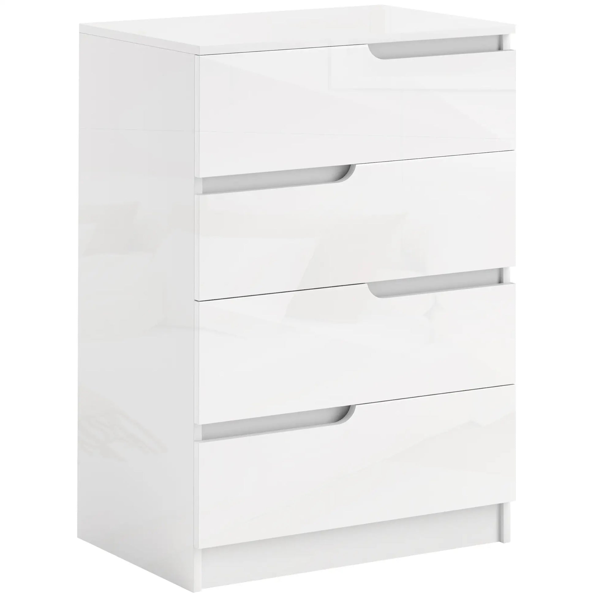 Nancy's Ficulle Commode - Dressoir - Opbergkast - Wit - 60 x 40 x 85 cm