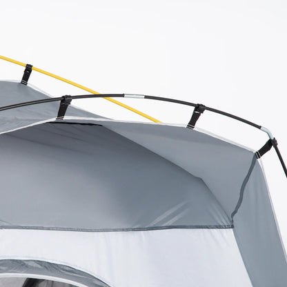 Nancy's Ghedi Kampeertent - Campingtent - Koepeltent - Grijs - 240 x 240 x 200 cm