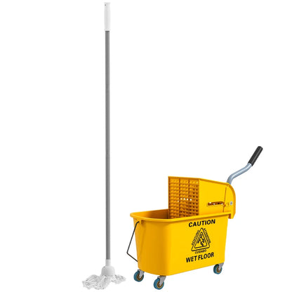 Nancy's Murlo Schoonmaakwagen - Schoonmaakkar - Schoonmaakemmer - Geel - 20 Liter