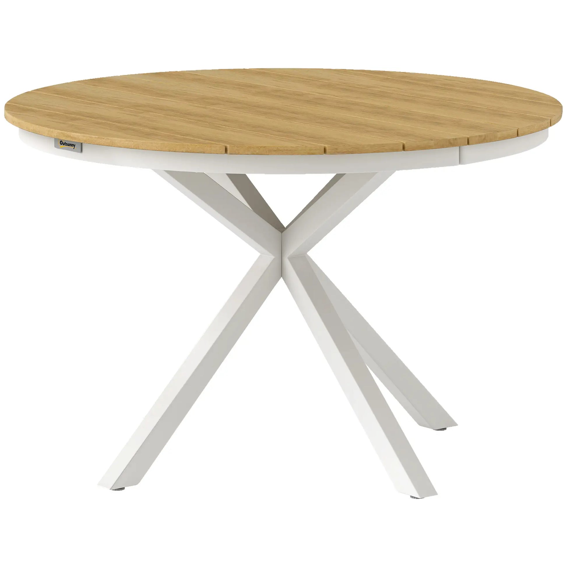 Nancy's Fontanigorda Tuintafel - Terrastafel - Rond - Teak - ± Ø120 x75 cm