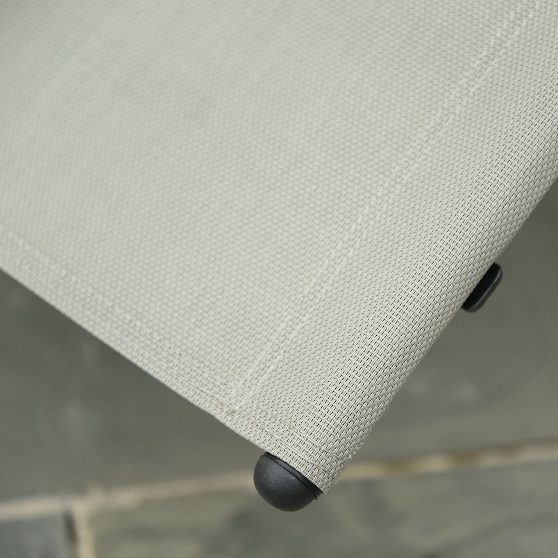 Nancy's Fort Walton Beach Schommelstoel - Tuinstoel - Metaal - Zwart/Lichtgrijs - 150 x 60 x 90 cm