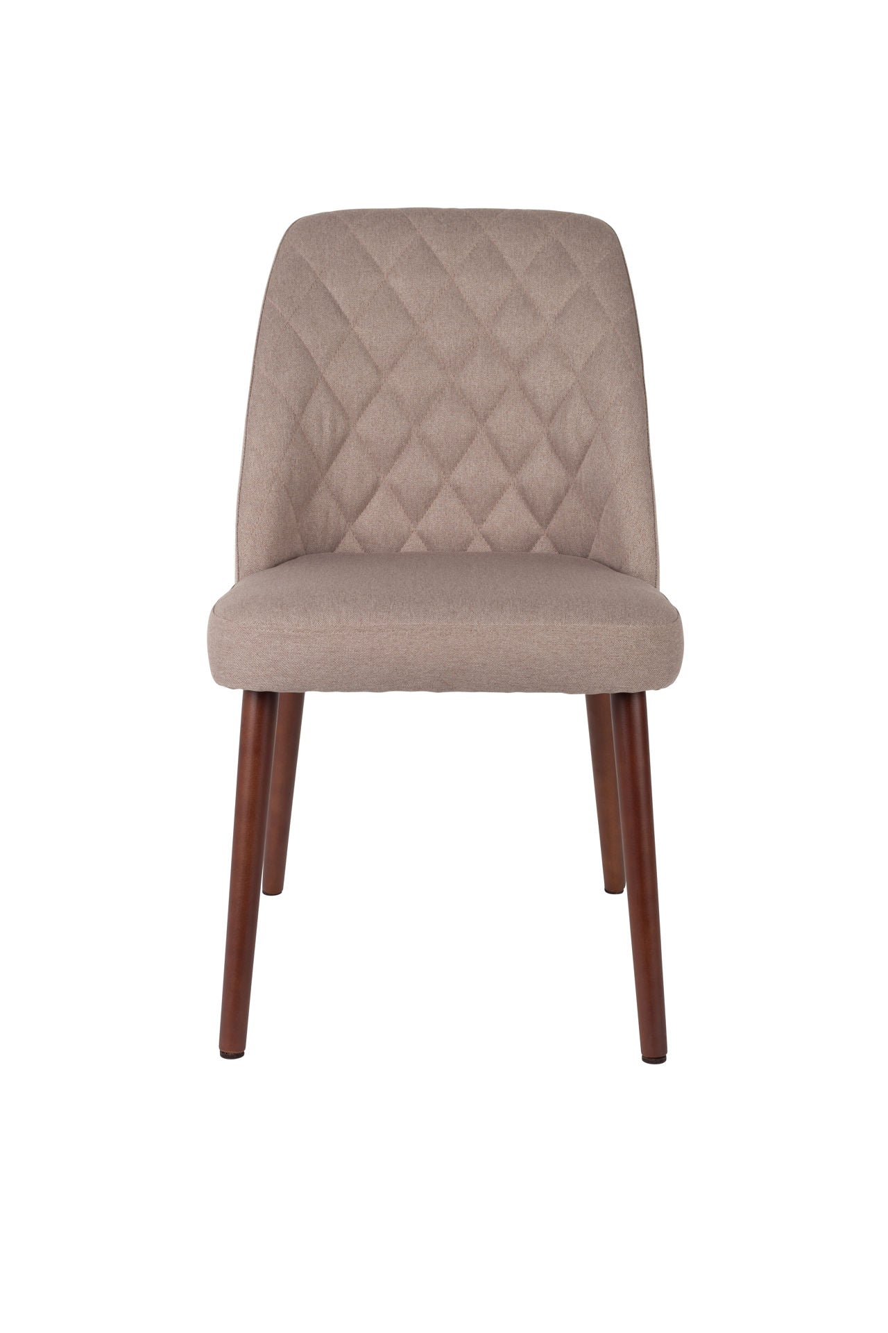 Nancy's Canonsburg Chair - Retro - Beige, Brown - Polyester, Pu-Foam, Plywood - 56 cm x 48 cm x 85 cm