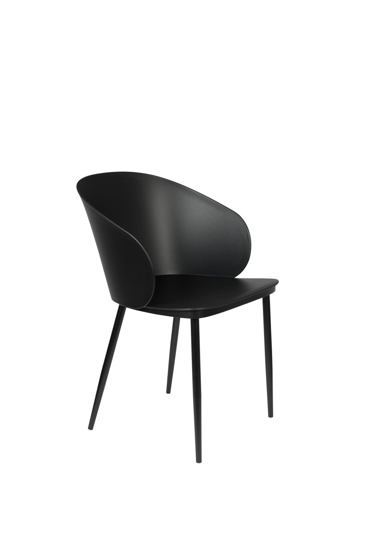Nancy's Greenbriar Chair - Scandinave - Noir - Polypropylène, Acier - 53 cm x 57 cm x 81 cm