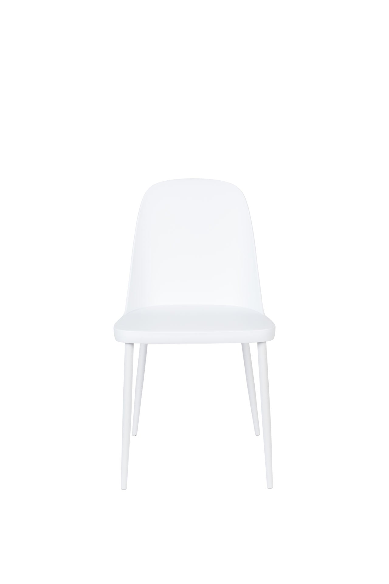 Nancy's Cresskill Chair - Scandinavian - White - Polypropylene, Steel - 53.5 cm x 46 cm x 85 cm