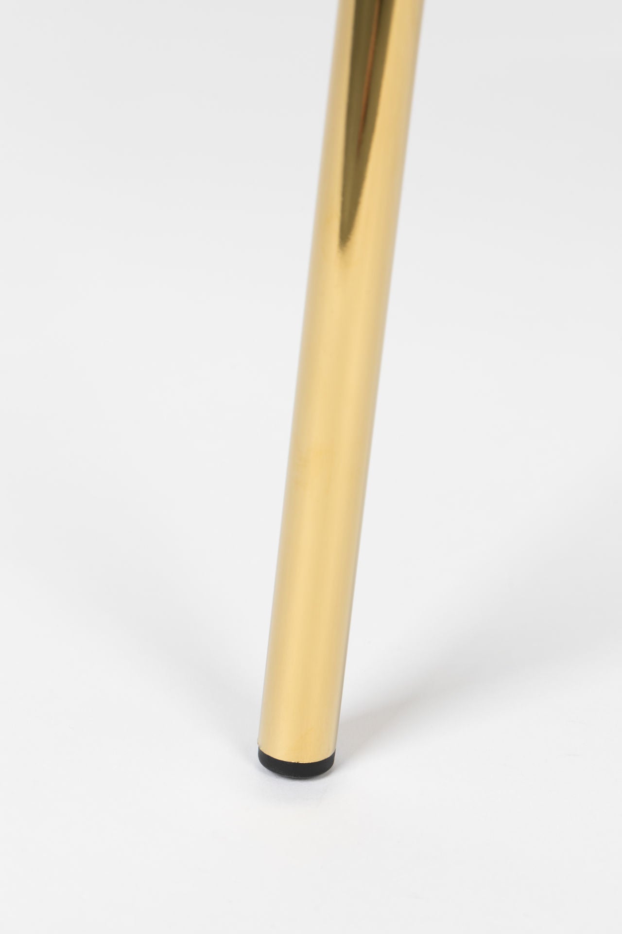 Nancy's Swissvale Stoel - Retro - Goud, Lichtgroen - Polyester, Staal, Multiplex - 56 cm x 49 cm x 78 cm