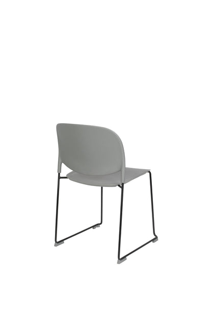 Nancy's Prairie du Sac Chair - Retro - Gray, Black - Polypropylene, Steel, Plastic - 52.5 cm x 48.5 cm x 80 cm