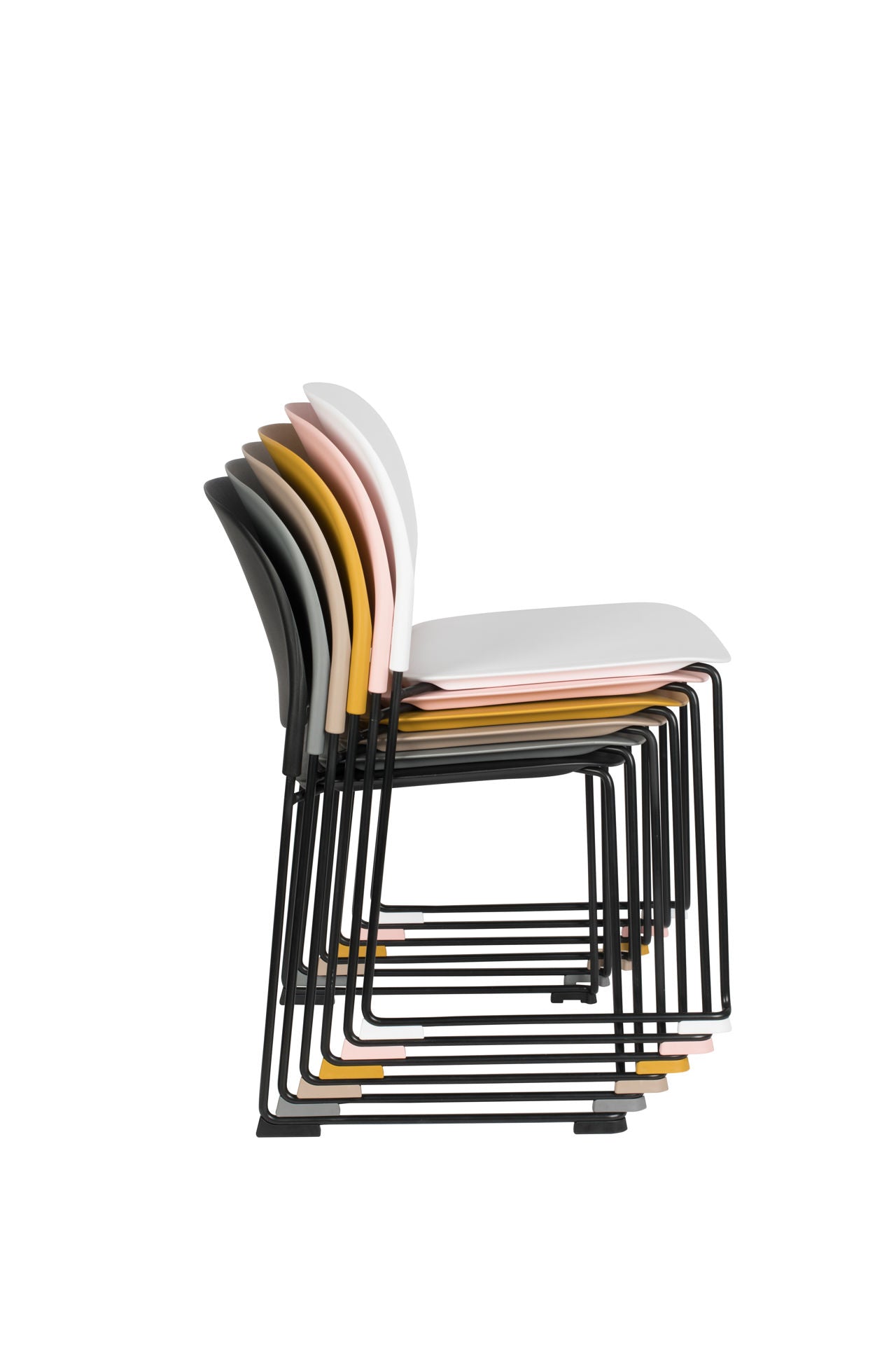 Nancy's Prairie du Sac Chair - Retro - Gray, Black - Polypropylene, Steel, Plastic - 52.5 cm x 48.5 cm x 80 cm