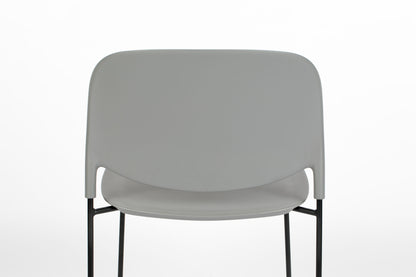 Nancy's Prairie du Sac Chair - Rétro - Gris, Noir - Polypropylène, Acier, Plastique - 52,5 cm x 48,5 cm x 80 cm