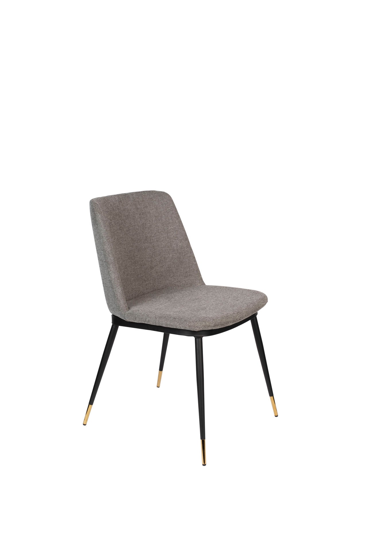Nancy's Alamo Heights Chair - Retro - Light gray, Black - Polypropylene, Steel, Plywood - 63 cm x 49.6 cm x 80 cm