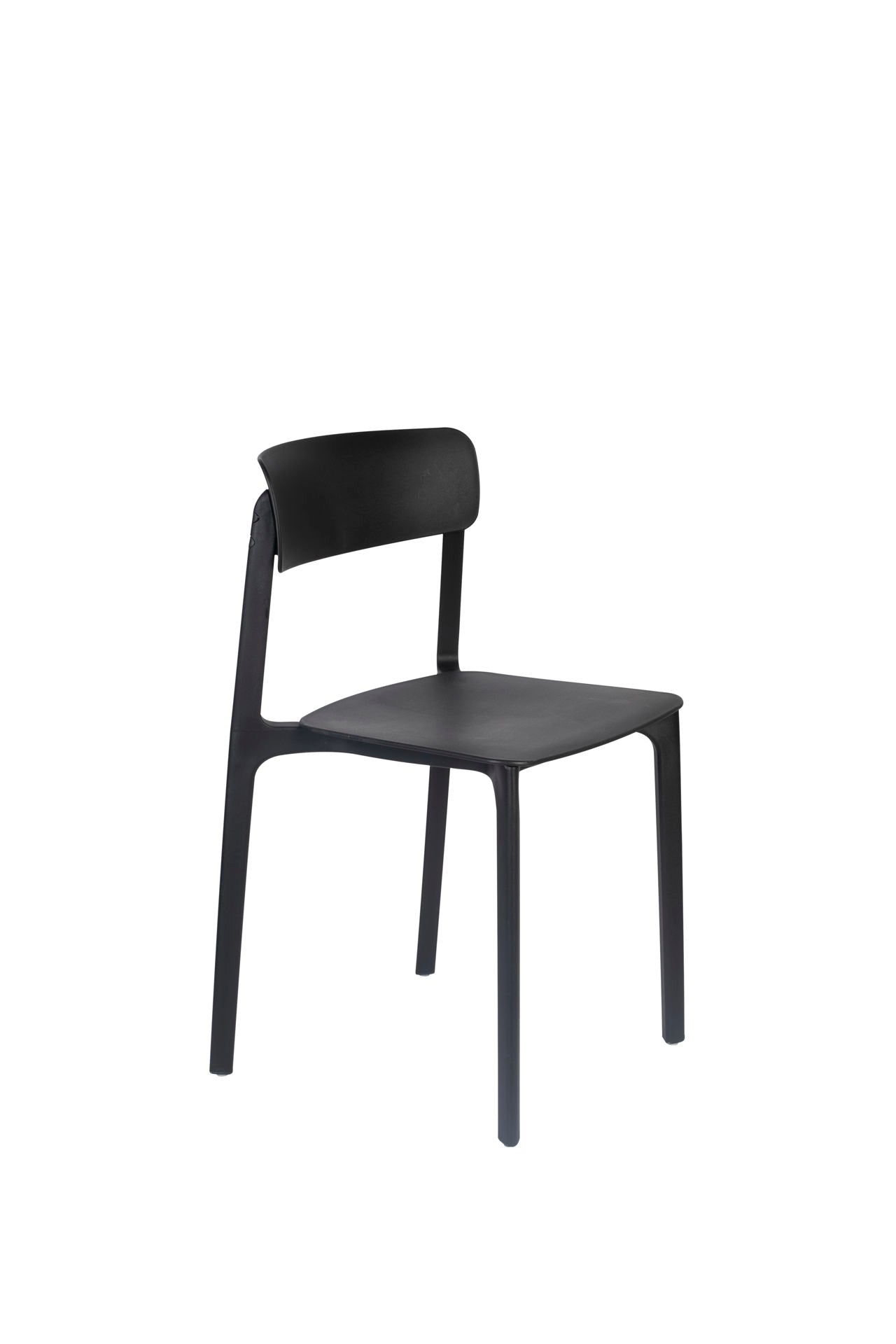 Nancy's Signal Mountain Chair - Retro - Zwart - Polypropyleen, Kunststof - 47 cm x 48 cm x 94 cm