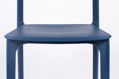 Nancy's Elsmere Chair - Retro - Blue - Polypropylene, Plastic - 47 cm x 48 cm x 94 cm