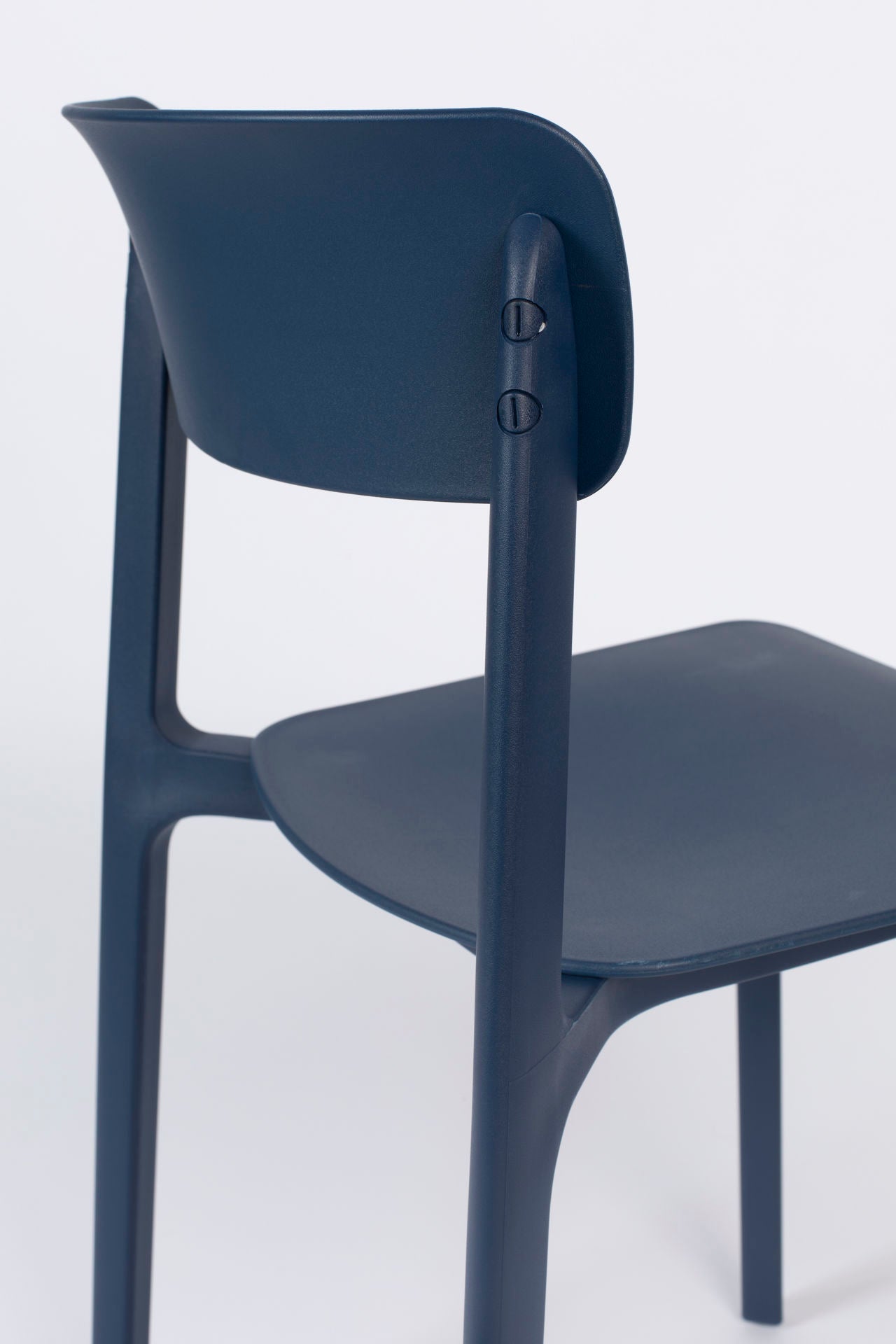 Nancy's Elsmere Chair - Rétro - Bleu - Polypropylène, Plastique - 47 cm x 48 cm x 94 cm