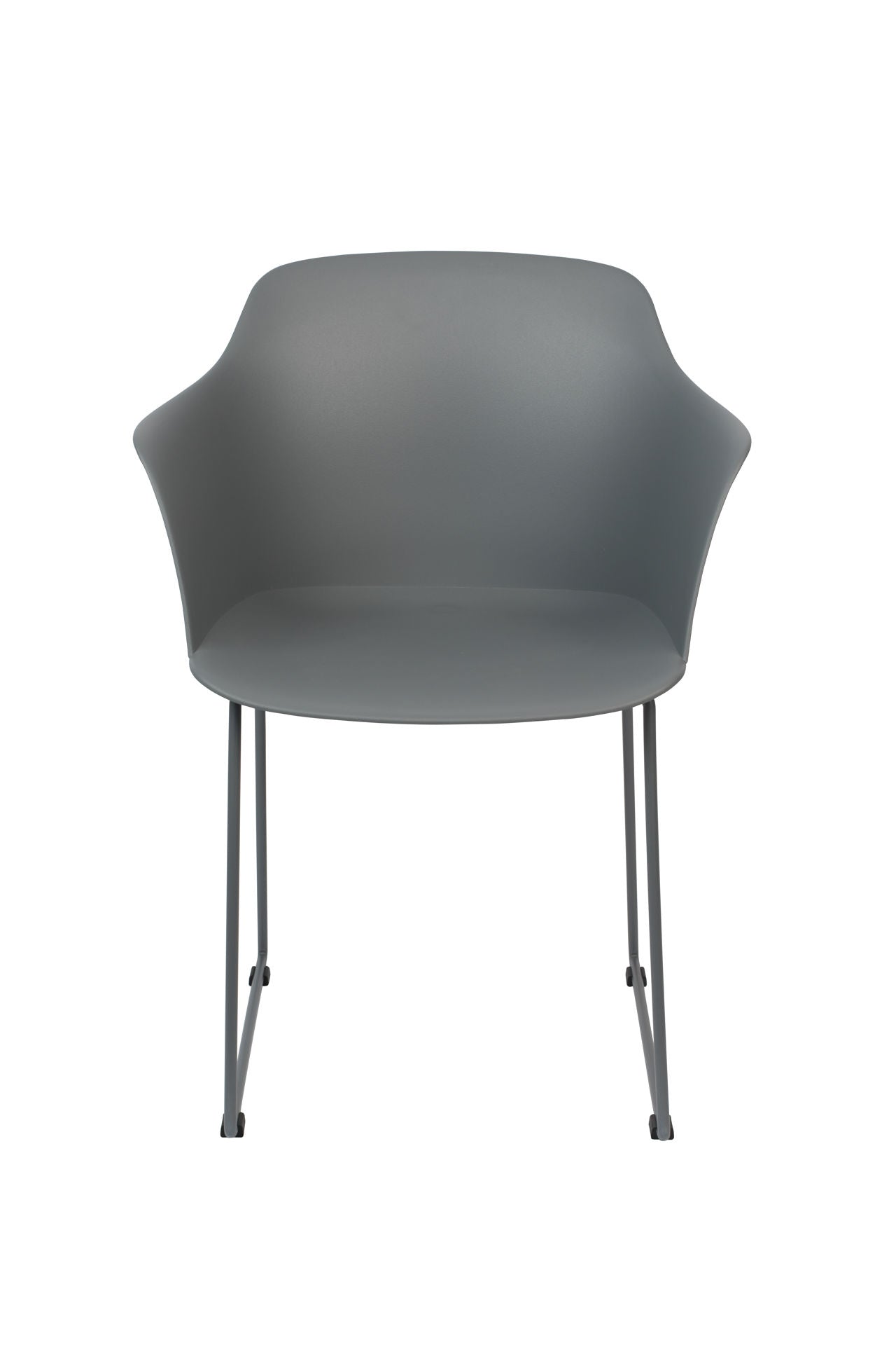Nancy's Lake Villa Chair - Scandinavian - Gray - Polypropylene, Plastic, Steel - 54 cm x 58 cm x 81.5 cm