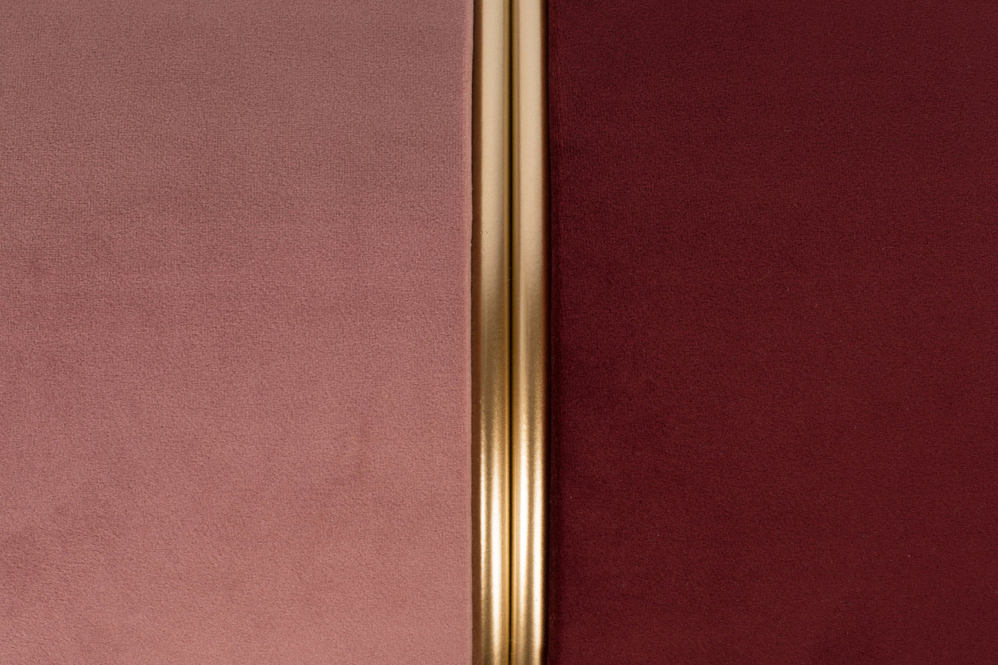 Nancy's Willow Street Kruk - Poef - Roze / Goud - Velvet - ± Ø 35 x 40 cm