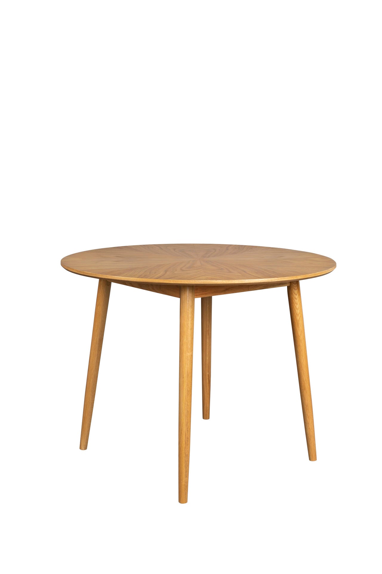 Nancy's Duvall Table - Retro - Natural - MDF, Oak - 100 cm x 100 cm x 75 cm