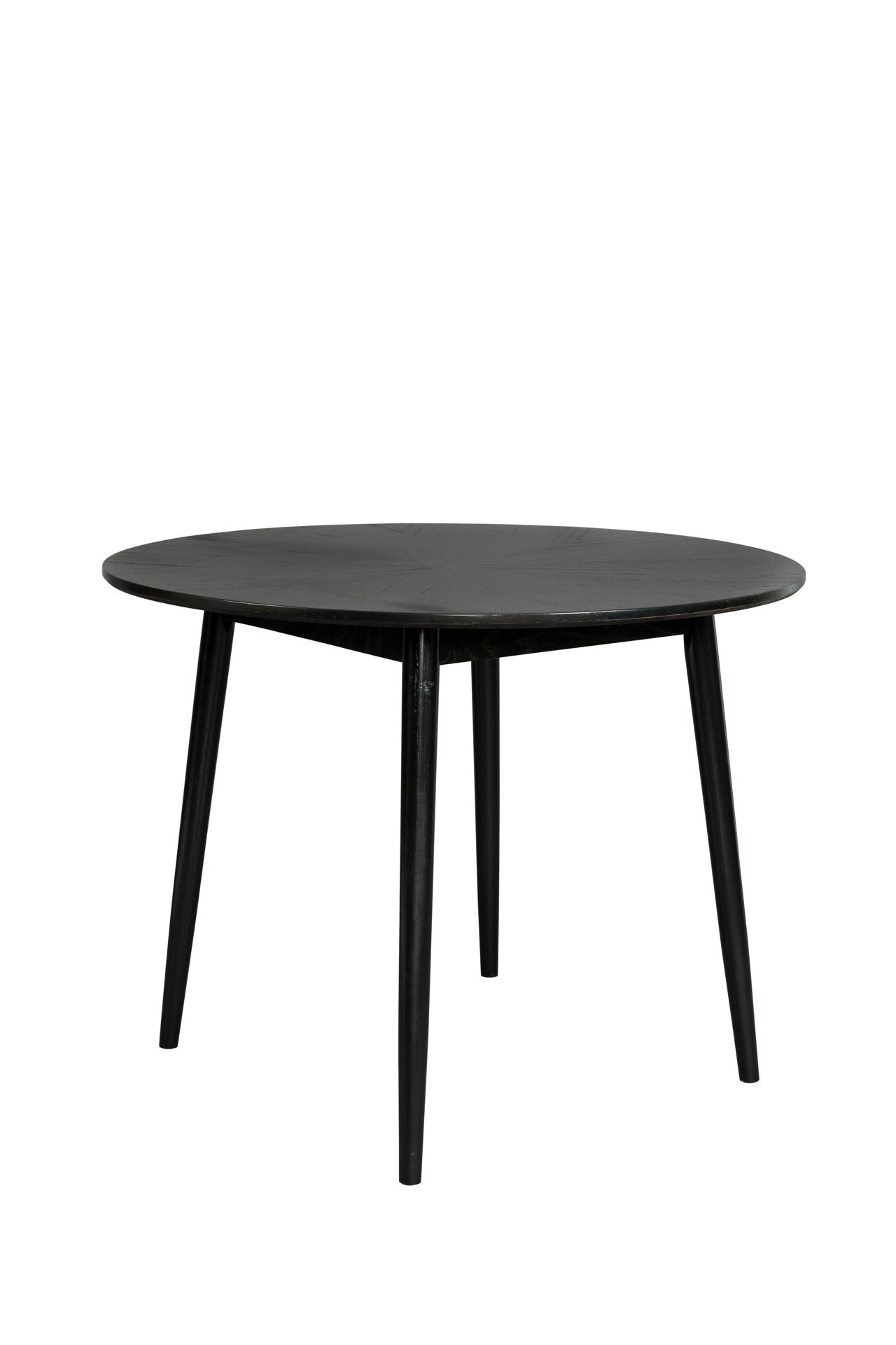 Table Monument de Nancy - Rétro - Noir - Mdf, Chêne - 120 cm x 120 cm x 75 cm