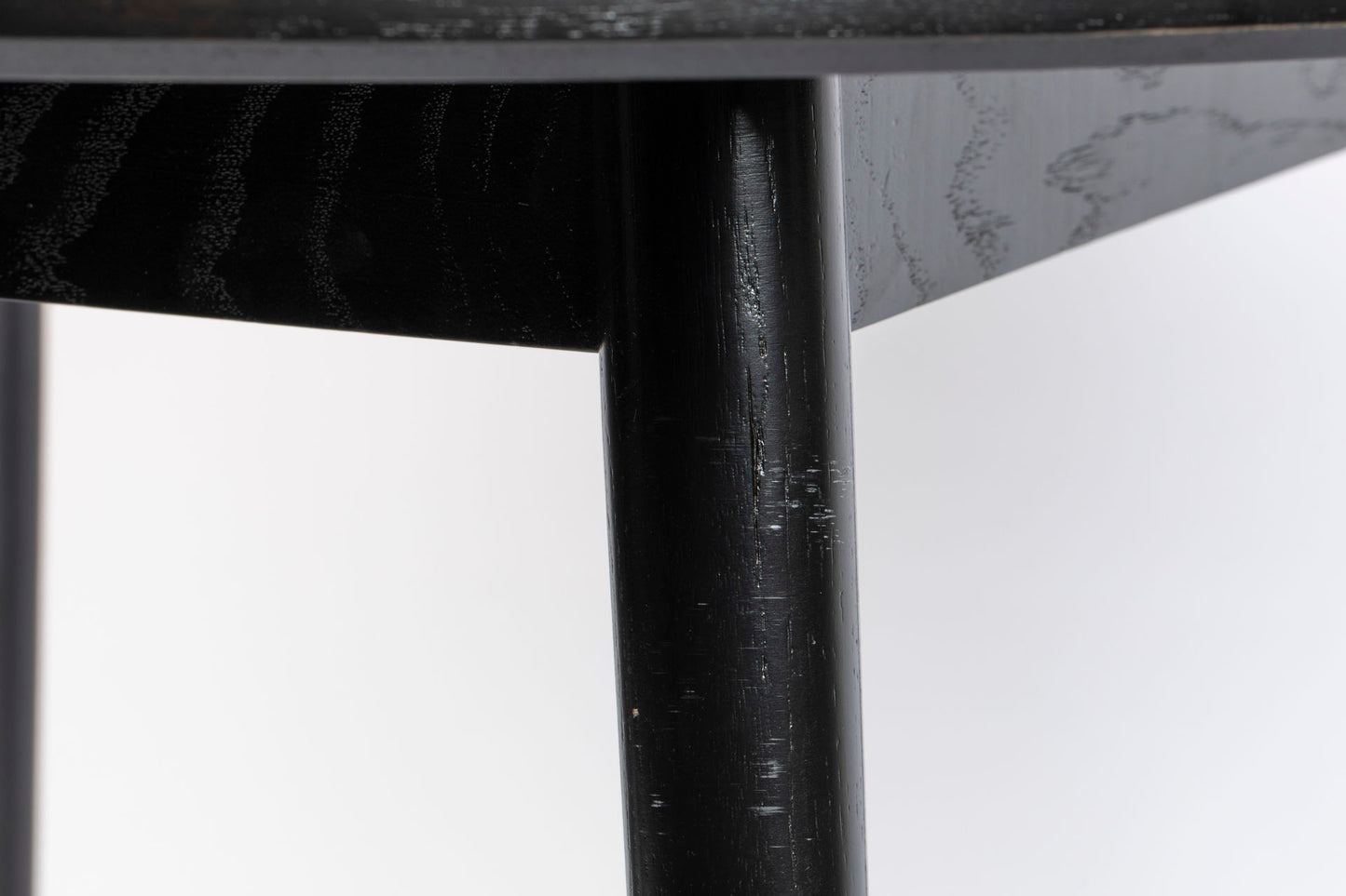 Nancy's Muyano Eettafel - Eetkamertafel - Keukentafel - Zwart - Eikenhout - Ø 120 x 75 cm