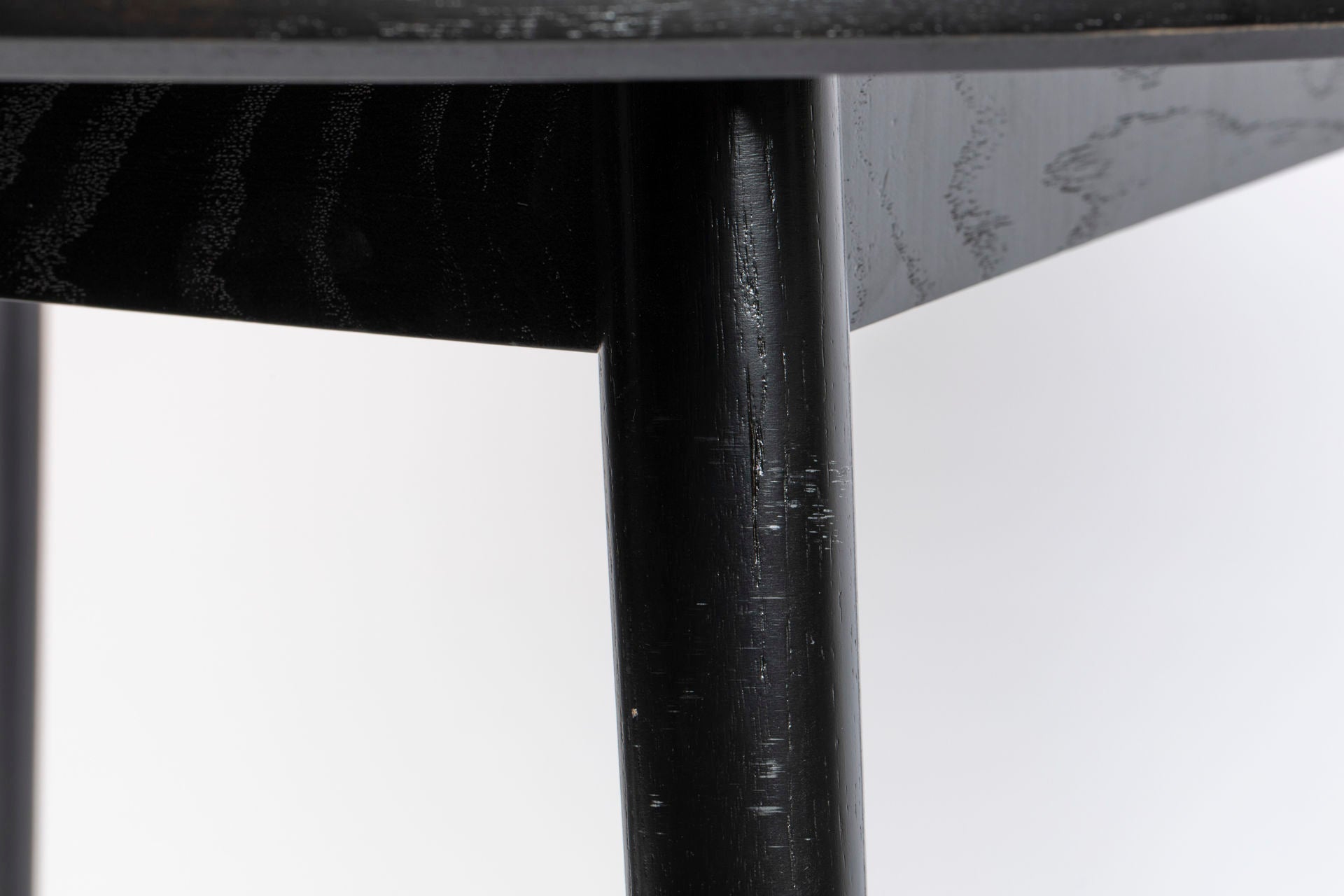 Nancy's Muyano Eettafel - Eetkamertafel - Keukentafel - Zwart - Eikenhout - Ø 120 x 75 cm