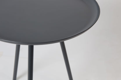 Nancy's Selah Table - Modern - Gray - Iron, Rubber - 39 cm x 39 cm x 45 cm