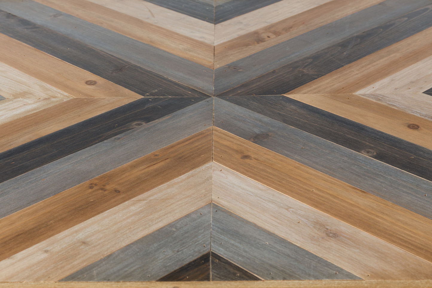 Nancy's Leeds Tafel - Modern - Bruin, Naturel, Zwart - Hout, Mdf, IJzer - 81 cm x 81 cm x 32 cm